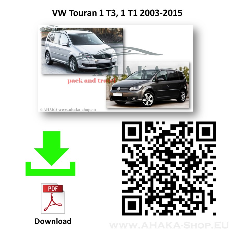 Anhängerkupplung für VW Volkswagen Touran Bj. 2003 - 2015 - günstig online kaufen