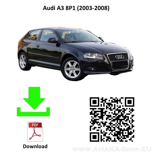 Anhängerkupplung für Audi A3 8P Schrägheck Bj. 2003 - 2012 - günstig online kaufen