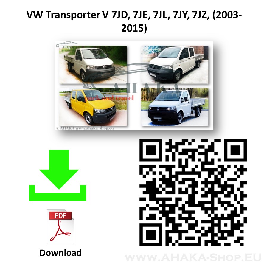 Anhängerkupplung für VW Volkswagen Transporter T5 Pritsche Bj. 2003 - 2015 - günstig online kaufen