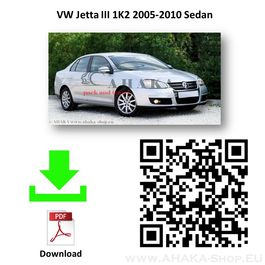 Anhängerkupplung für VW Volkswagen Jetta III Stufenheck Bj. 2005 - 2010 - günstig online kaufen