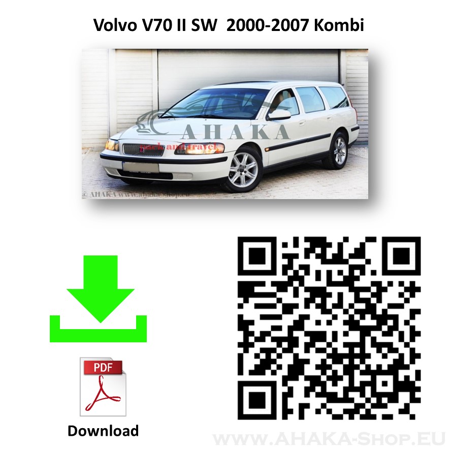 Anhängerkupplung für Volvo V70 Kombi Bj. 2000 - 2007 - günstig online kaufen