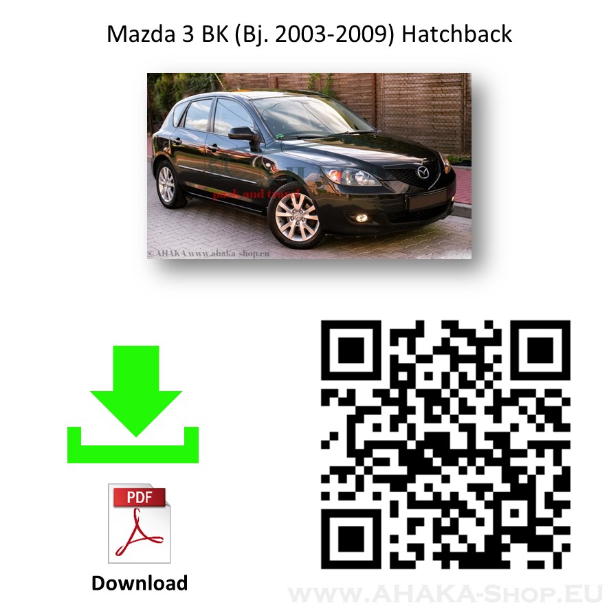 Anhängerkupplung für Mazda 3 Schrägheck, Stufenheck, Sport Active Bj. 2003 - 2013 - günstig online kaufen