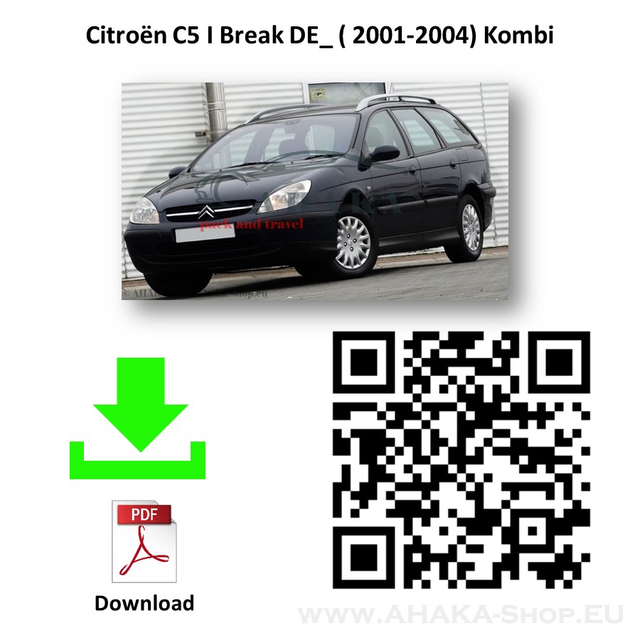 Anhängerkupplung für Citroen C5 I Break Kombi Bj. 2001 - 2004 - günstig online kaufen