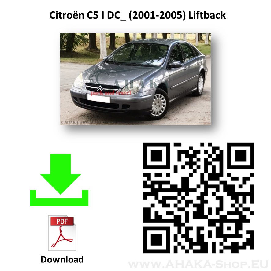 Anhängerkupplung für Citroen C5 I Stufenheck, Schrägheck Bj. 2001 - 2004 - günstig online kaufen