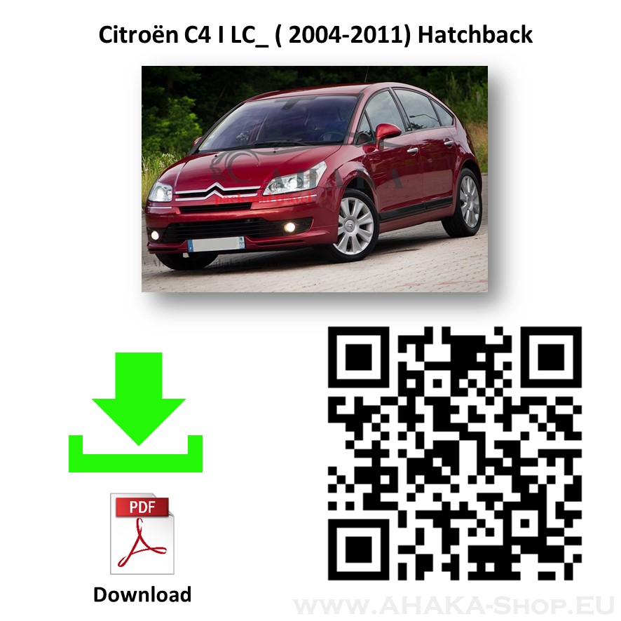 Anhängerkupplung für Citroen C4 Schrägheck Bj. 2004 - 2010 - günstig online kaufen