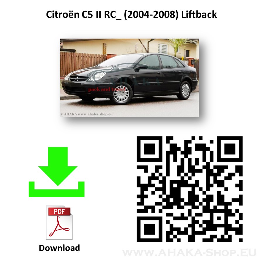 Anhängerkupplung für Citroen C5 I Stufenheck, Schrägheck Bj. 2004 - 2008 - günstig online kaufen