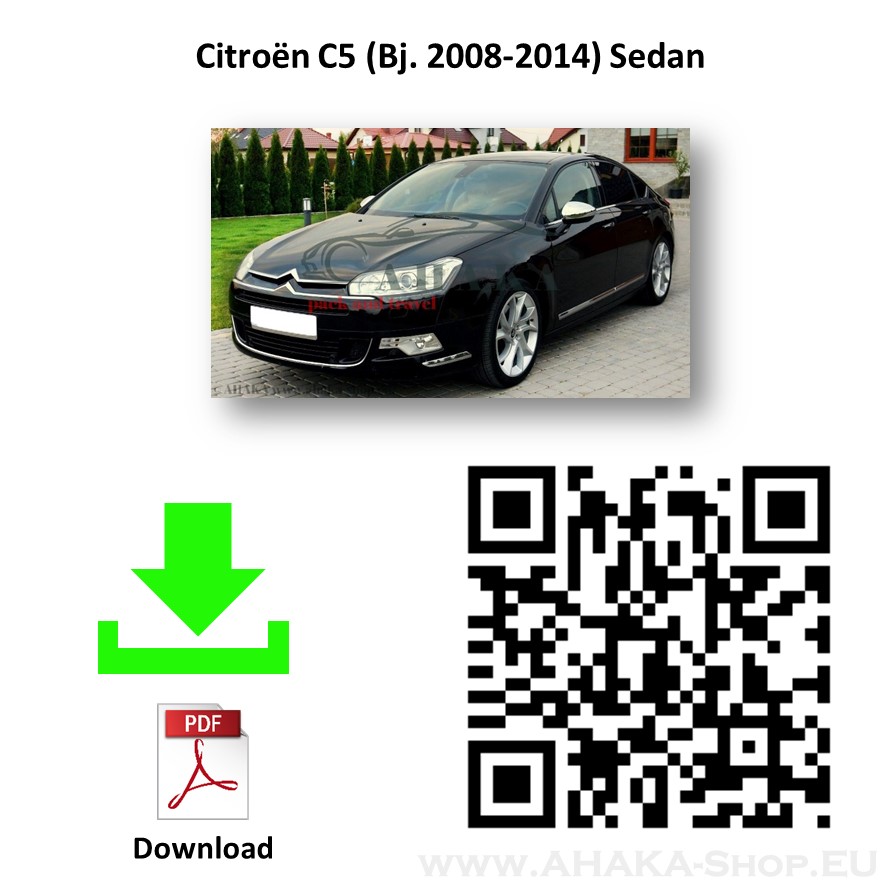 Anhängerkupplung für Citroen C5 II Stufenheck Bj. ab 2008 - günstig online kaufen