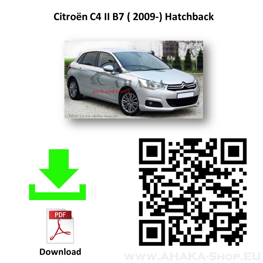 Anhängerkupplung für Citroen C4 II Schrägheck Bj. ab 2010 - günstig online kaufen