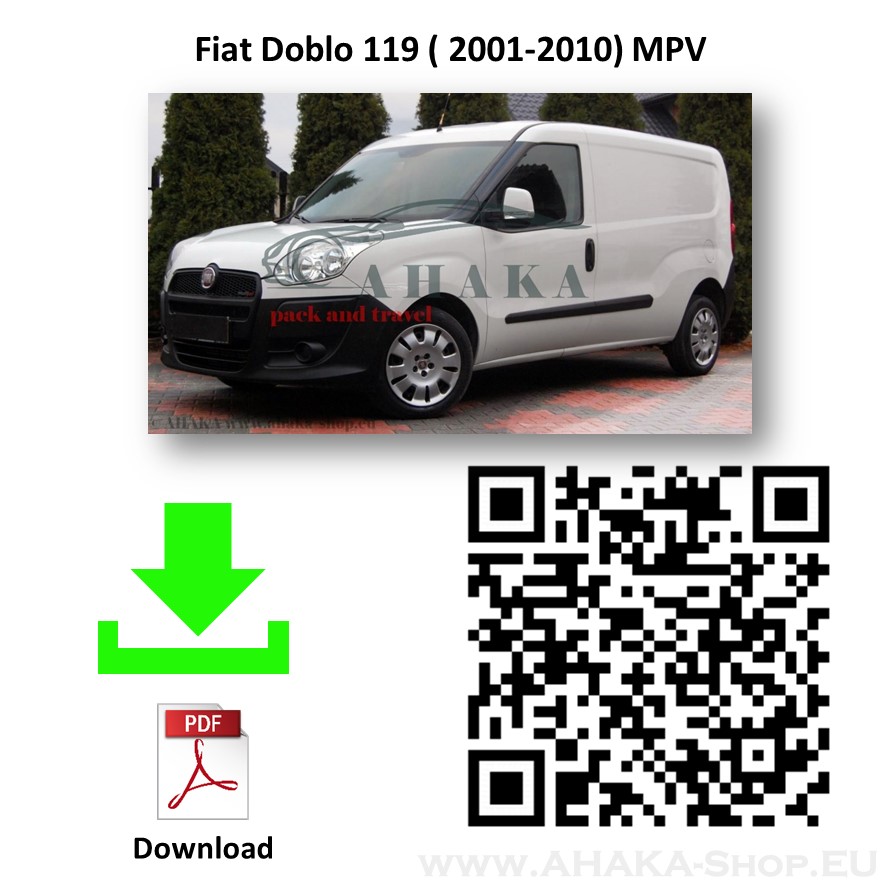 Anhängerkupplung für Fiat Doblo, Doblo Maxi Bj. 2001 - 2010 - günstig online kaufen