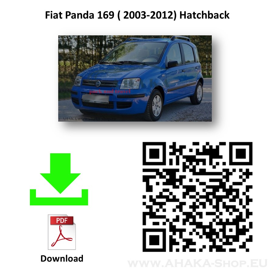 Anhängerkupplung für Fiat Panda II Schrägheck Bj. 2003 - 2012 - günstig online kaufen