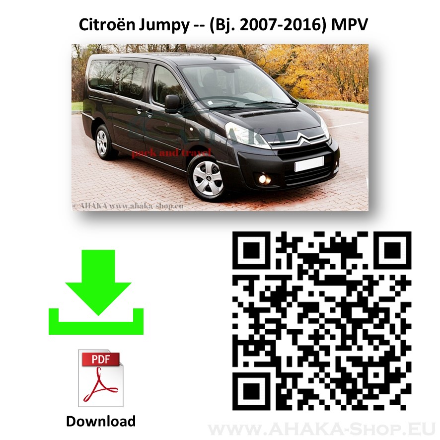 Anhängerkupplung für Citroen Jumpy II Bus, Kasten Bj. 2007 - 2015 - günstig online kaufen