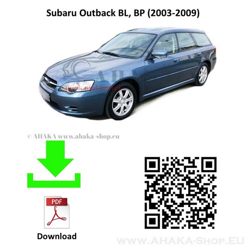 Anhängerkupplung für Subaru Legacy Outback Kombi Bj. 2003 - 2009 - günstig online kaufen