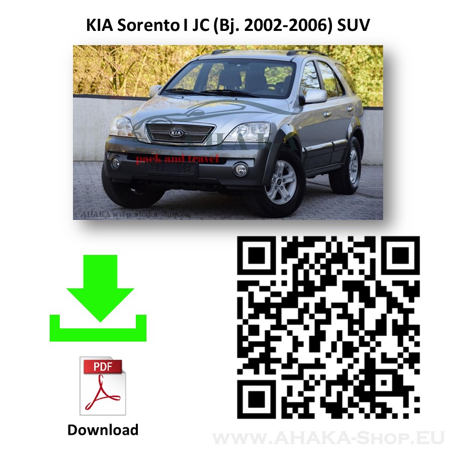 Anhängerkupplung für Kia Sorento Bj. 2002 - 2006 - günstig online kaufen