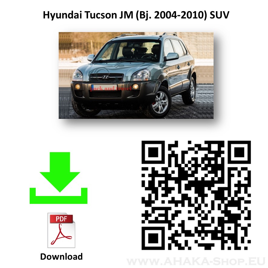 Anhängerkupplung für Hyundai Tucson Bj. 2004 - 2010 - günstig online kaufen