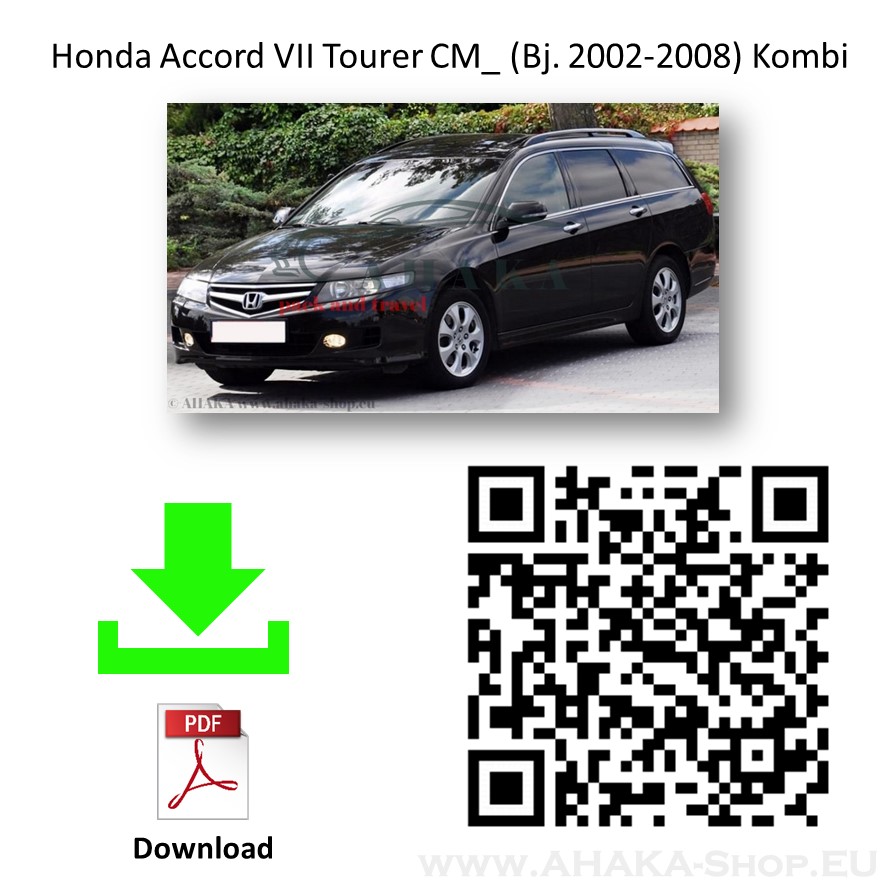 Anhängerkupplung für Honda Accord Tourer Kombi Bj. 2003 - 2008 - günstig online kaufen