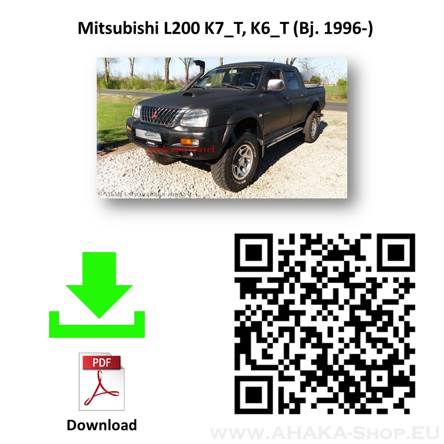 Anhängerkupplung für MITSUBISHI L-200 Pick-up Bj. ab 1996 - 2006 - günstig online kaufen