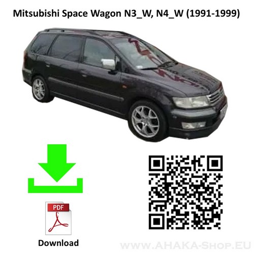 Anhängerkupplung für MITSUBISHI Space Wagon Bj. ab 1991 - 1999 - günstig online kaufen