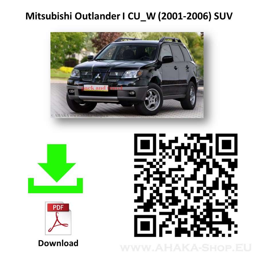 Anhängerkupplung für Mitsubishi Outlander CU Bj. 2003 - 2007 - günstig online kaufen