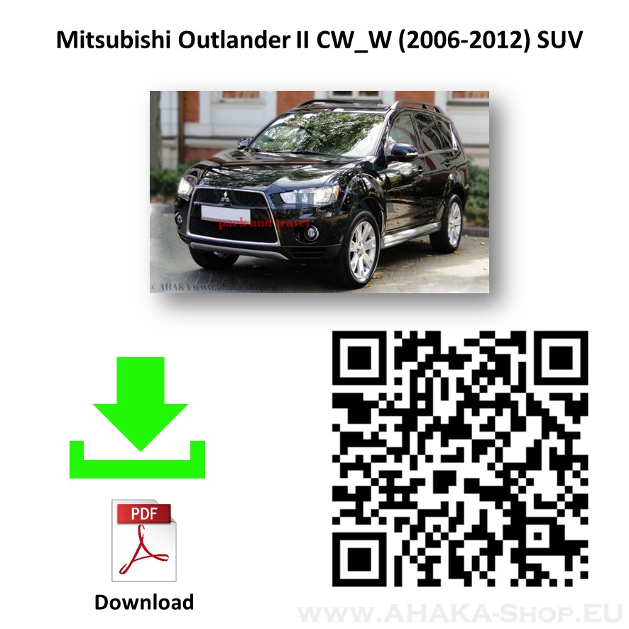 Anhängerkupplung für Mitsubishi Outlander CW Bj. 2007 - 2012 - günstig online kaufen