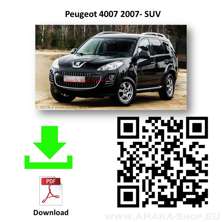 Anhängerkupplung für Peugeot 4007 Bj. 2007 - 2012 - günstig online kaufen