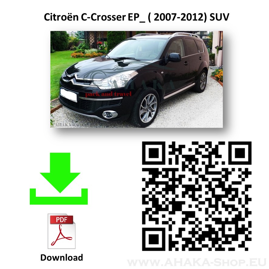 Anhängerkupplung für Citroen C-Crosser Bj. 2007 - 2012 - günstig online kaufen