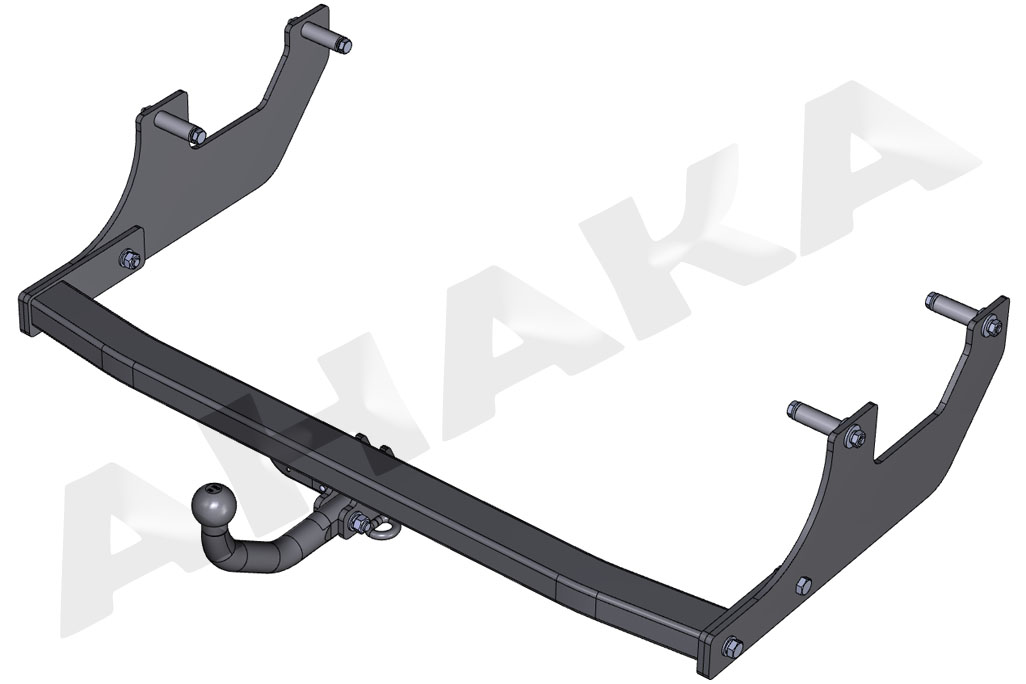 kit elettrico 7 poli Dacia Logan familiare 2007-2013 gancio di traino fisso